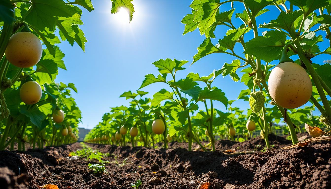 best fertilizer for cantaloupe
