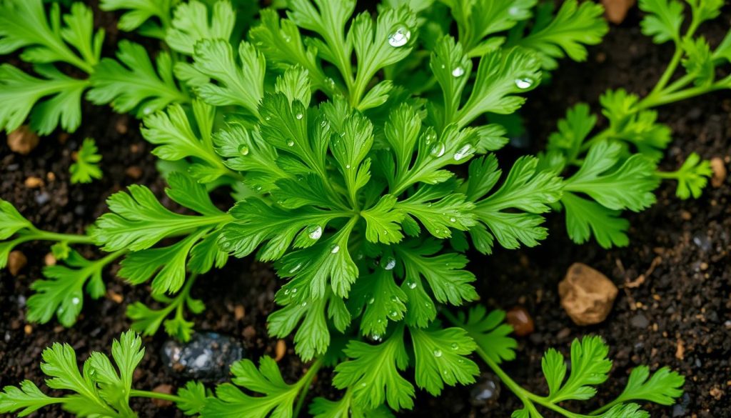 parsley plant nutrients